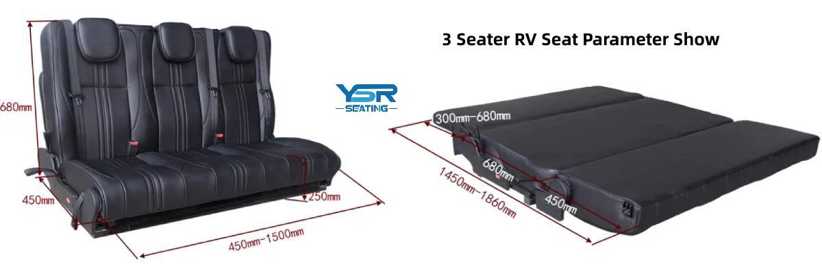 3 Seater RV Seat Parameter Show 3 Seater RV Seat Parameter Show